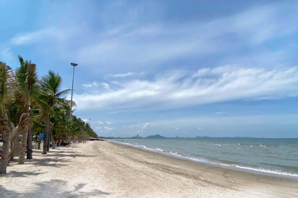 Bang Saen Beach is a popular coastal destination located in Chonburi Province.