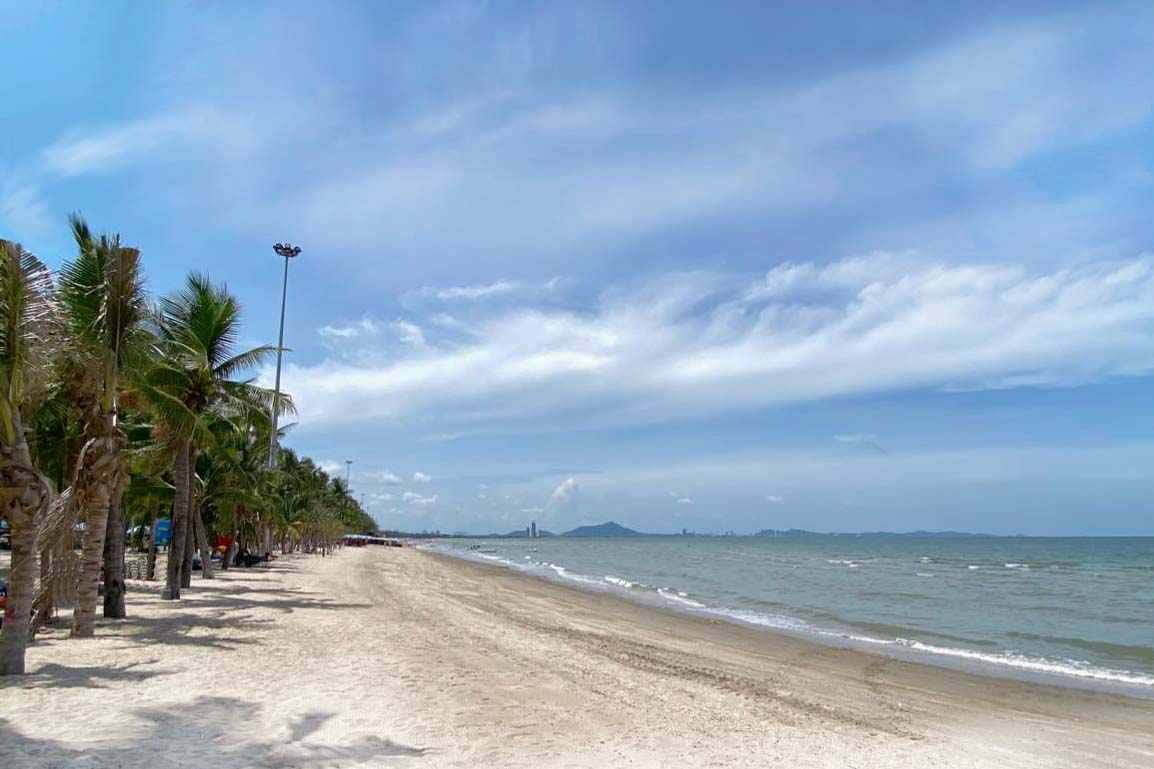Bang Saen Beach is a popular coastal destination located in Thailand's Chonburi province. It is a popular beach town that combines natural beauty, entertainment and cultural attractions.