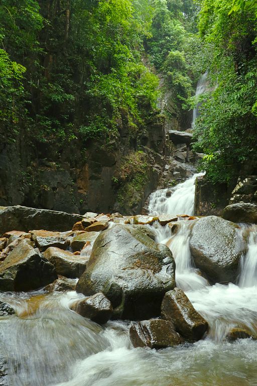 The beautiful Namtok Phlio National Park is located in Chanthaburi Province, Thailand, 