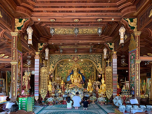  Immerse yourself in the timeless allure of Wat Ming Mueang, a revered temple blending Shan and Lanna styles in the heart of Chiang Rai. Uncover its historical roots, architectural marvels, and spiritual treasures as you embark on a journey through centuries of cultural richness.